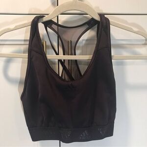 Adidas burgundy Don’t Rest Badge of Sport Glam on sports bra